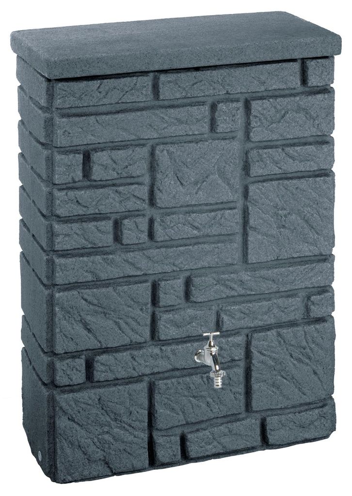 Regentonne 300 l eckig MAURANO anthrazit Produktbild 
