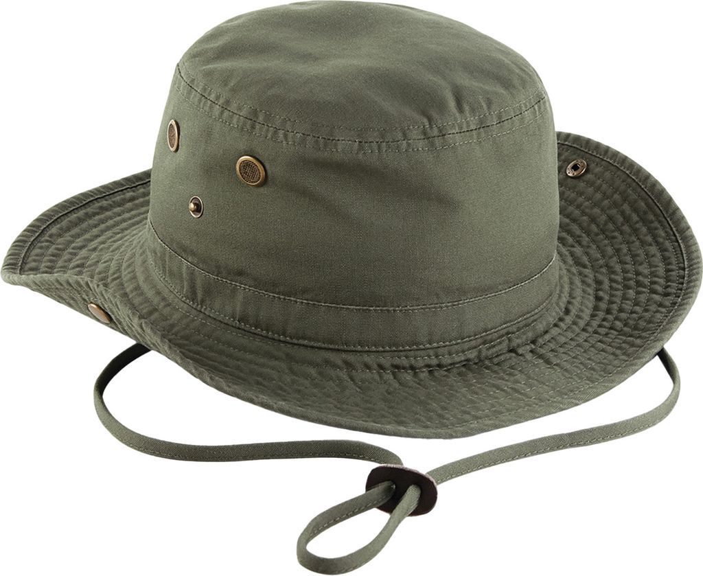 Beechfield - "Outback" Panama-Hut für Herren/Damen Uni PC7096 (Einheitsgröße) (Oliv)