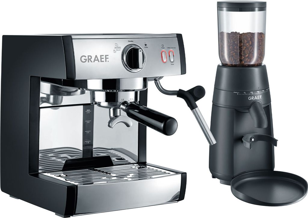 Graef pivalla SET - Espressomaschine - 2,5 l - Gemahlener Produktbild 6