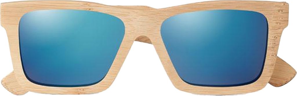 MidOcean - Sonnenbrille "Wanaka", Bambus MO1294 (Einheitsgröße) (Holz/Blau)