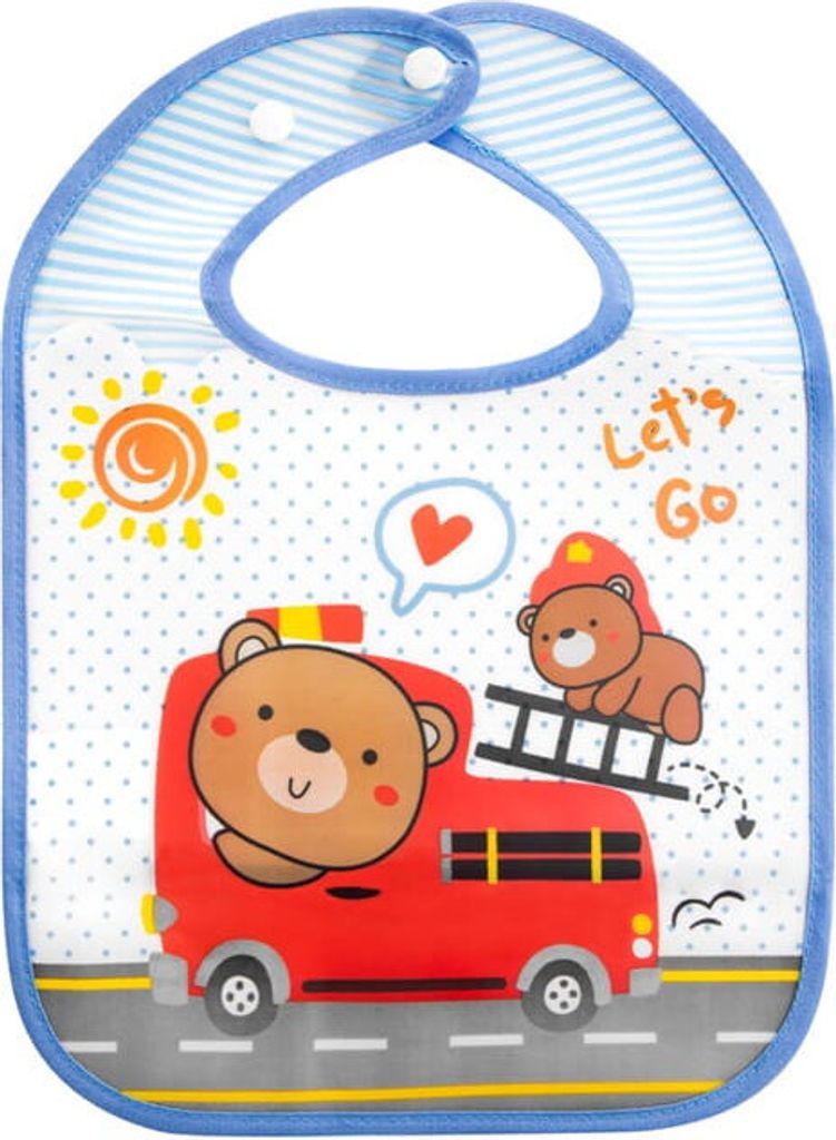 Feuerwehr-Teddybär-Lätzchen / Bocioland Produktbild 