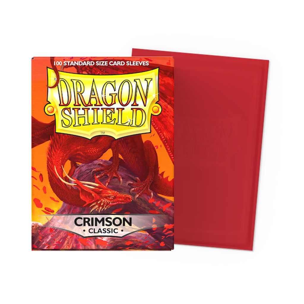 Dragon Shield Standard Sleeves - Crimson (100 Sleeves) Produktbild 