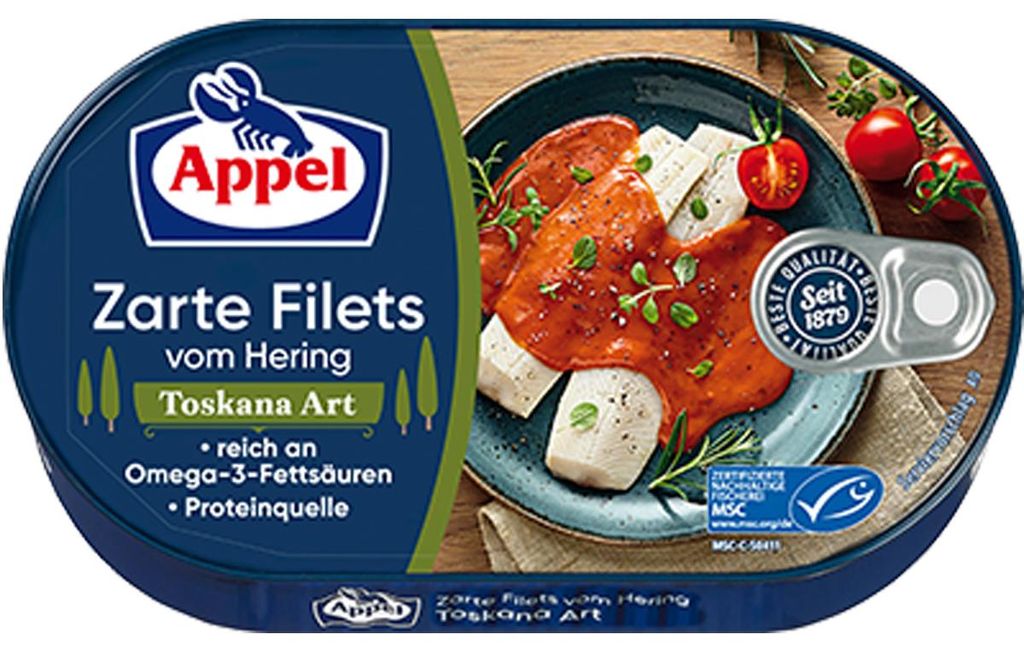 Filet śledziowy Appel Delikatne filety w sosie toskańskim Zdjęcie produktu 