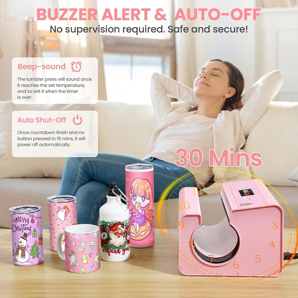 Machine à personnaliser les gobelets 30OZ pour création et cadeaux - 5
