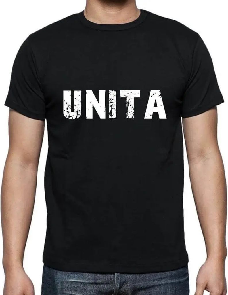 Herren Grafik T-Shirt Unita Öko-Verantwortlich Vintage Jahrgang Kurzarm Lustige Druck Geburtstag Geschenk Mann