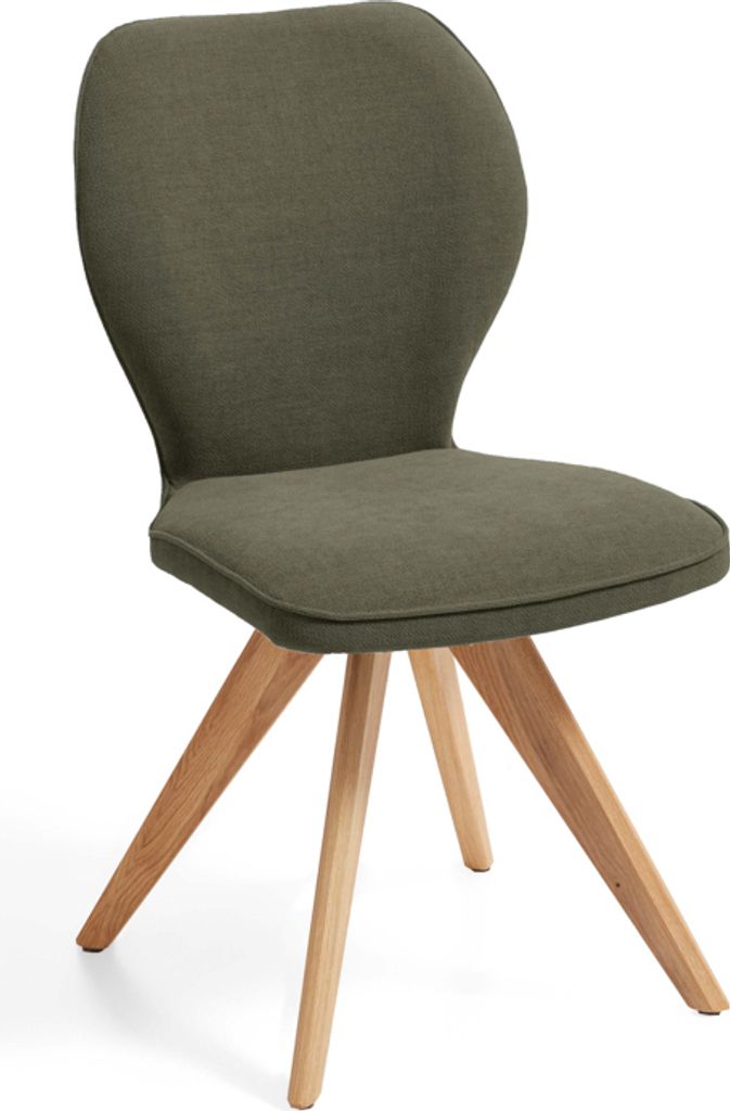 Niehoff Sitzmöbel Colorado Trend-Line Design-Stuhl Wildeiche/Webstoff - 180° drehbar