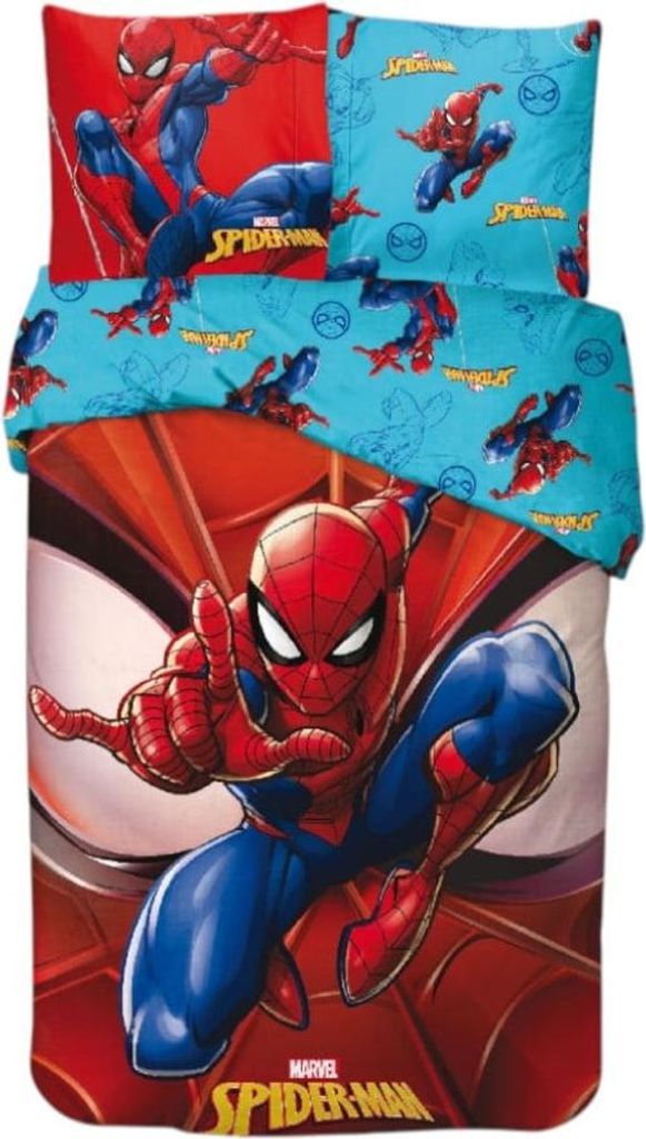 Spiderman Bettbezug Einzel 140 x 200 cm - 65 x 65 cm