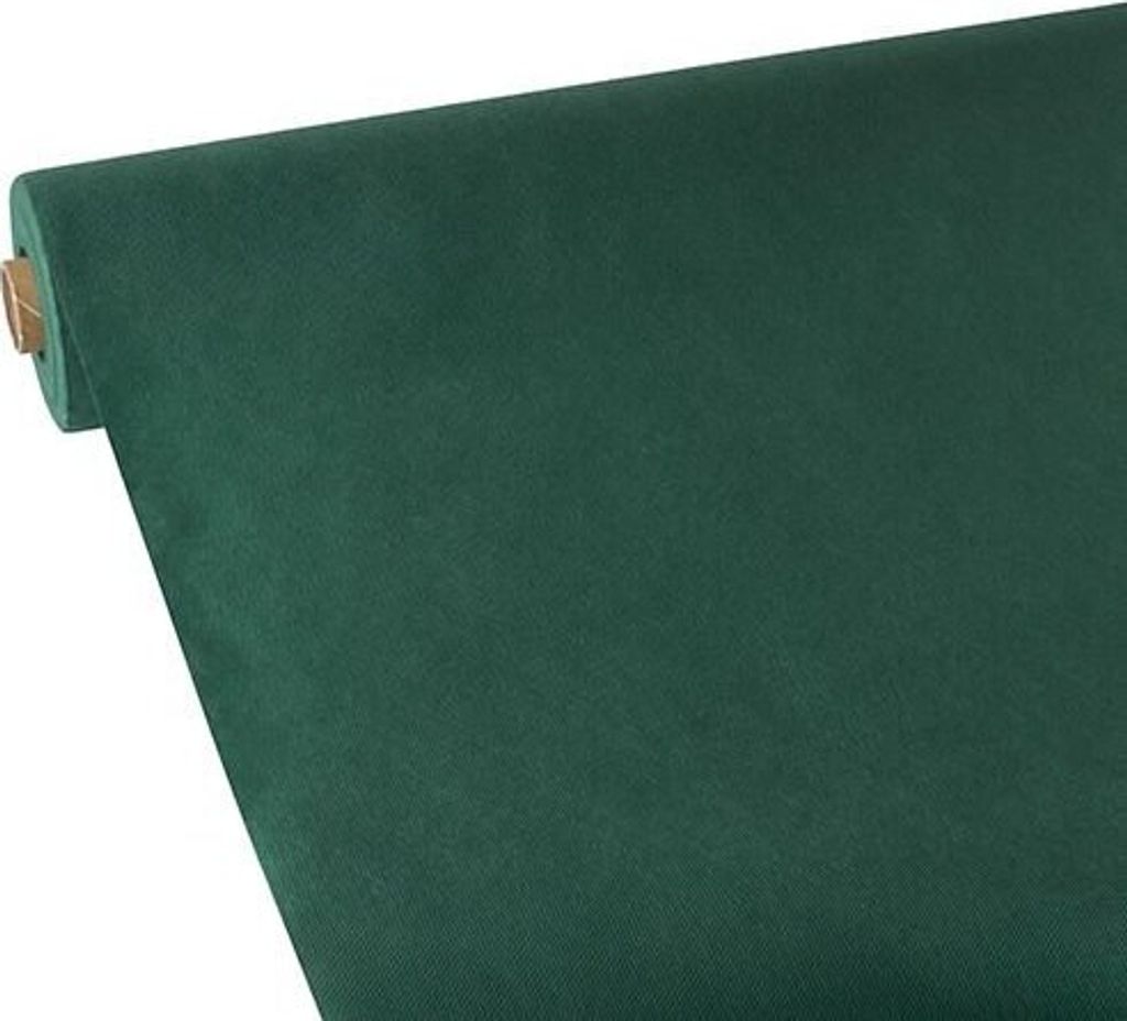 Papstar Vlies Tischdecke dunkelgrün soft selection 25 x 1,18 m