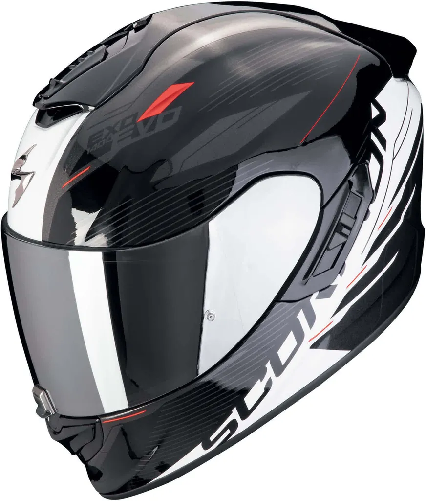 Casque de Moto Intégral Sport-Touring Scorpion Exo-1400 Evo II Air XXL Luma
