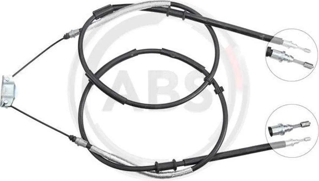Câble de frein à main A.B.S. K10155 pour Corsa D avec OE 13255757