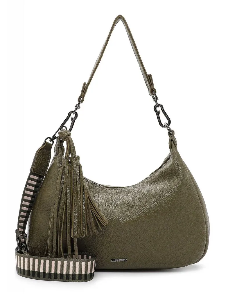 Sac bandoulière olive Kiky de SURI FREY - Besace femme tendance et chic