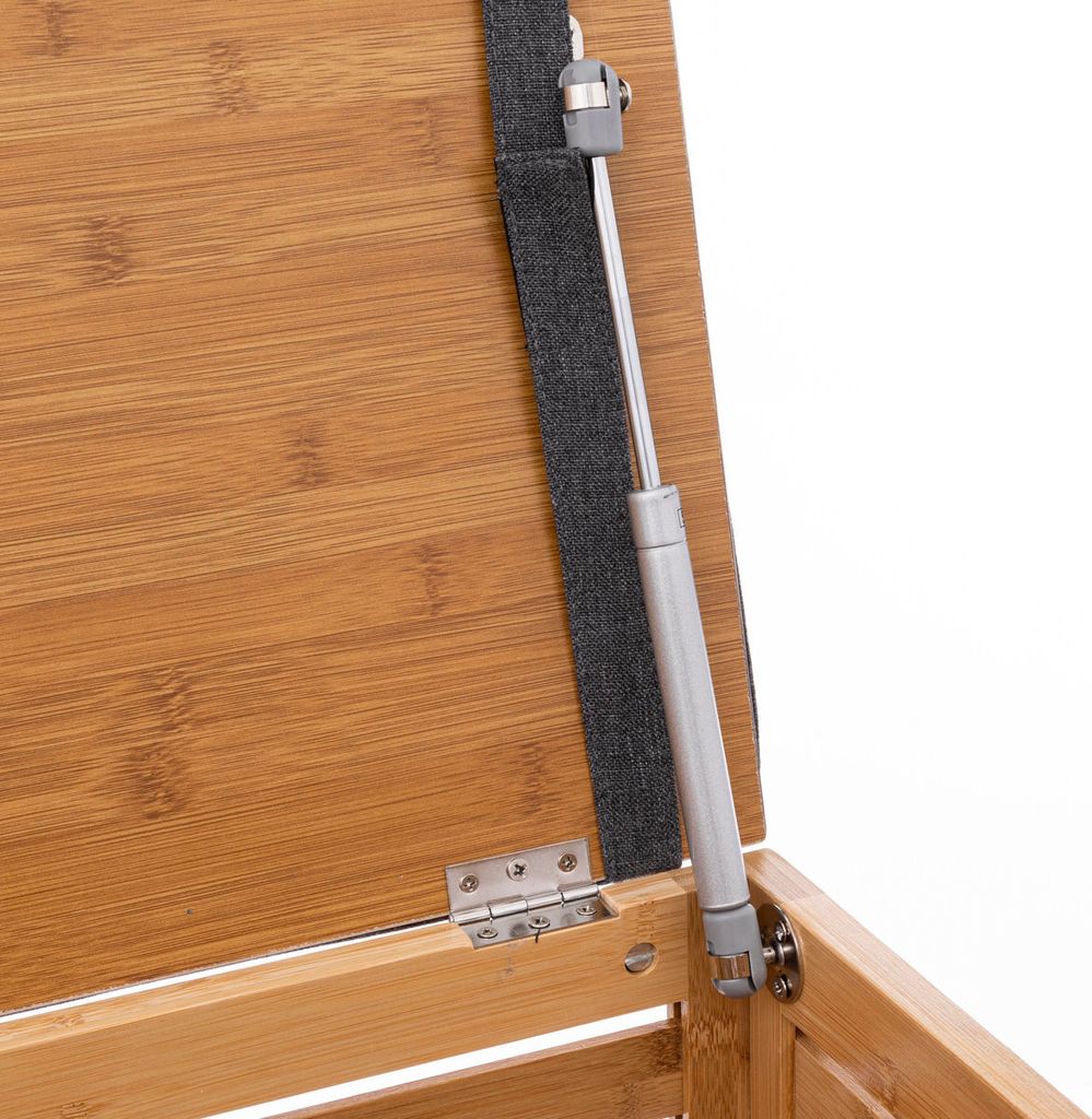5five Simply Smart | Badhocker BAMBOO mit Wäschekorb, 2in1 Produktbild 5