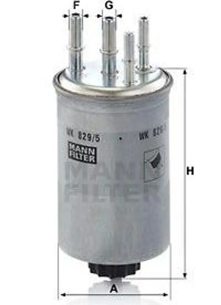 Filtre carburant WK 829/5 : fini les impuretés moteurs pour Jaguar XF XJ