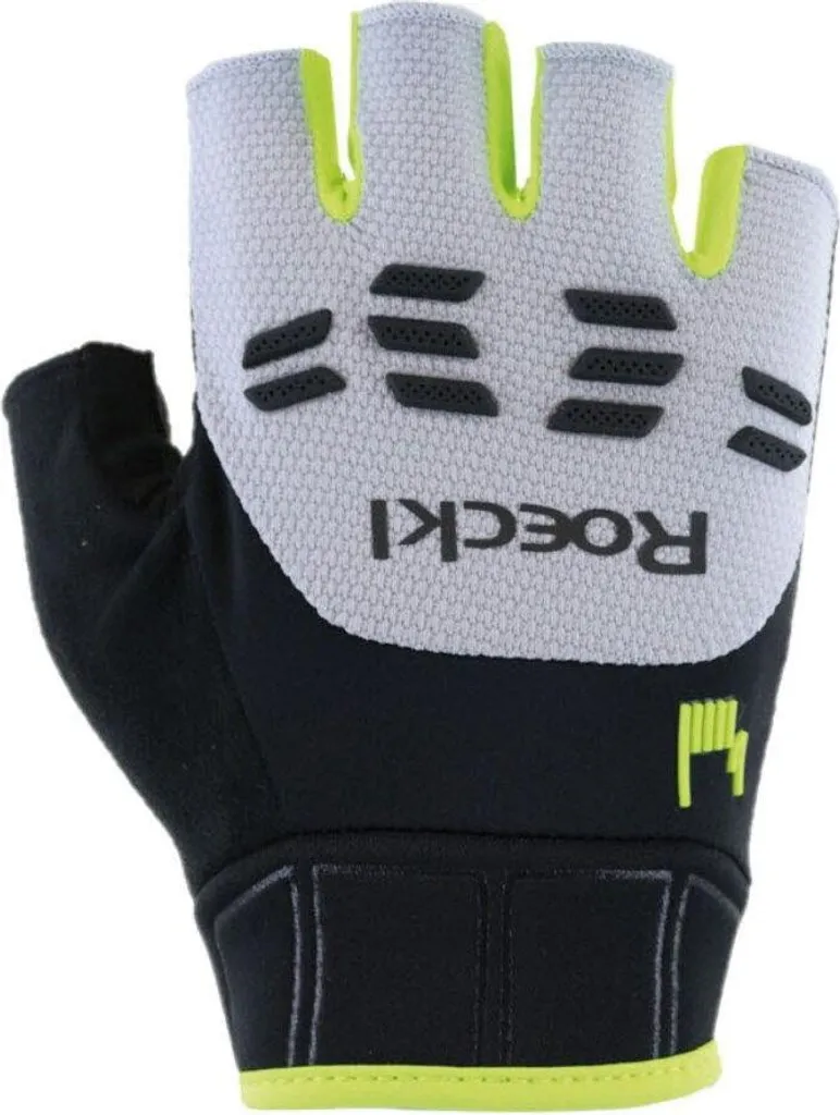 Mitaines de cyclisme Roeckl Iseler 2 gants courts de vélo noirs