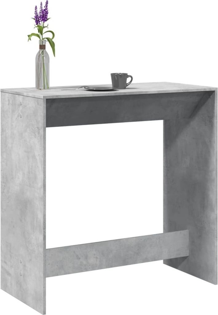 Maison Exclusive - Bartisch Betongrau 102x50x103,5 cm Holzwerkstoff