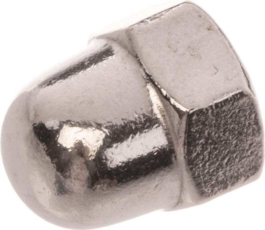 Sechskant-Hutmutter M6 in Edelstahl - DIN1587