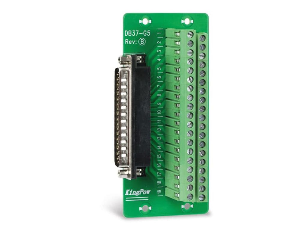 Sub-D Adapter, 37-polig, Stecker / Schraubklemmen