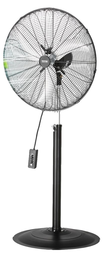 VEVOR Industriële staande ventilator, 670 mm, 85 graden Productafbeelding 