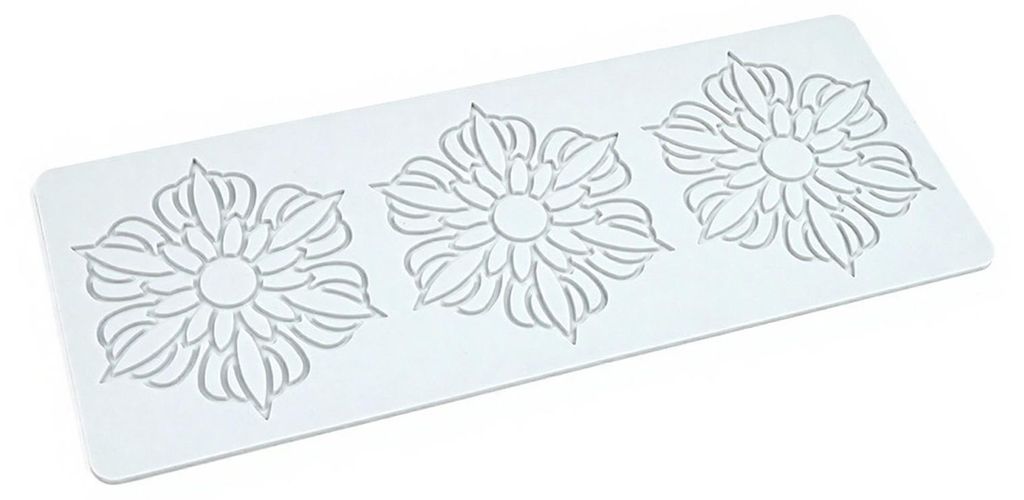 Flexible, mehrteilige, antihaftbeschichtete, hitzebeständige Silikon-Backform in Lebensmittelqualität mit mehreren Gittern – ideal zum Dekorier...