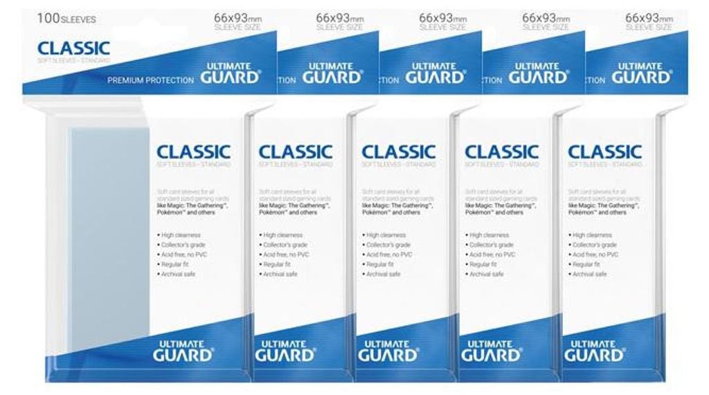 500 Ultimate Guard Card Sleeves Schutzhüllen Sleeves Produktbild 