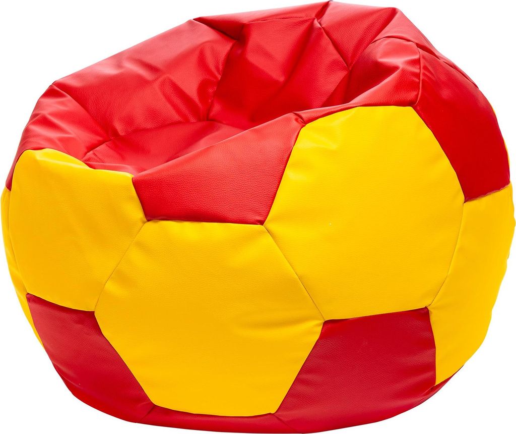 Ecopuf - Sitzsack Fußball, Bean Bag im Flaggen-Design: Spain