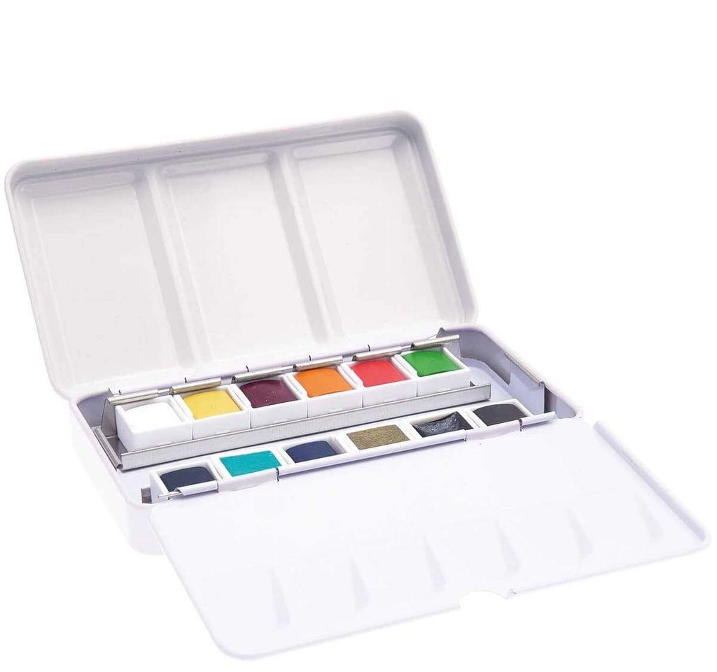 Rico Design Aquarellfarben ART Rainbow Colours 12er Set, Watercolour