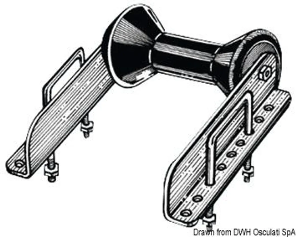 Roulette pivotante arrière seule 60 mm - Pièce de rechange robuste