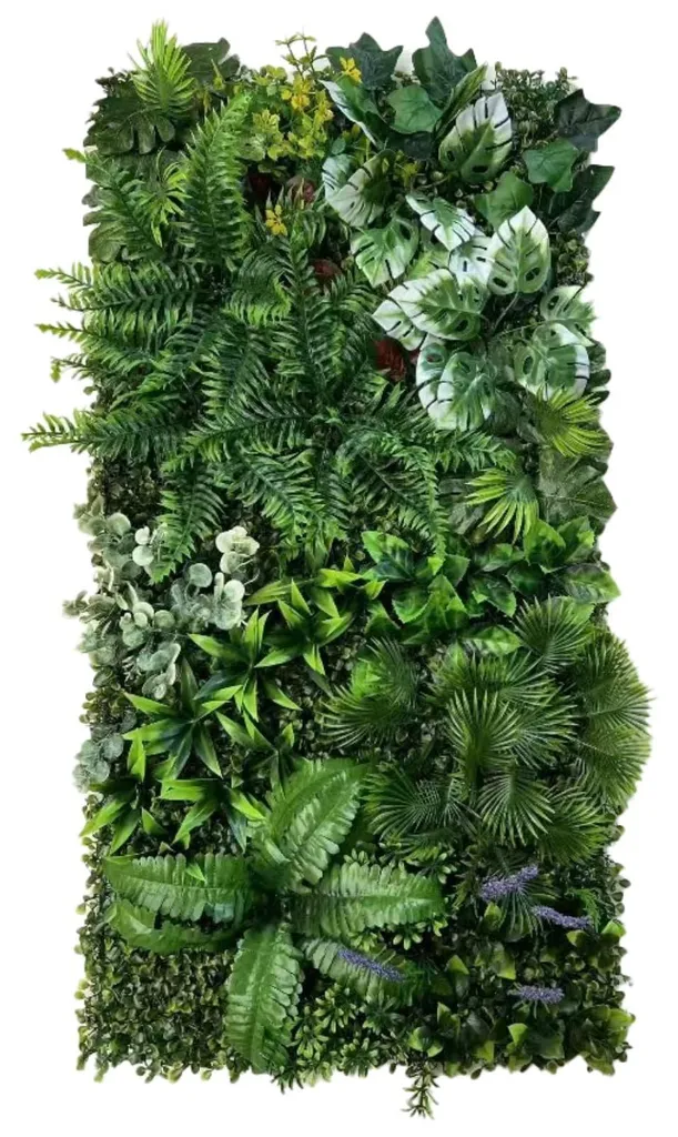 Mur végétal artificiel 50x100cm - Fini le vis-à-vis avec cette haie PE