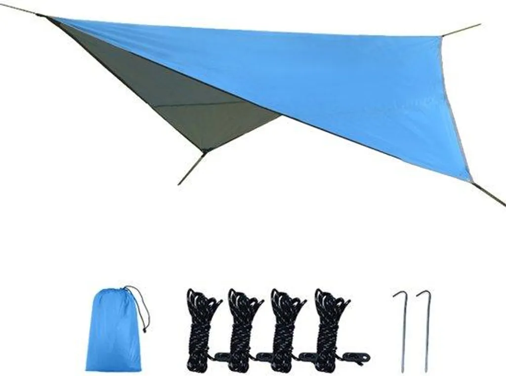 Abri de camping 3,2x2,5m contre la pluie et le soleil, léger et robuste