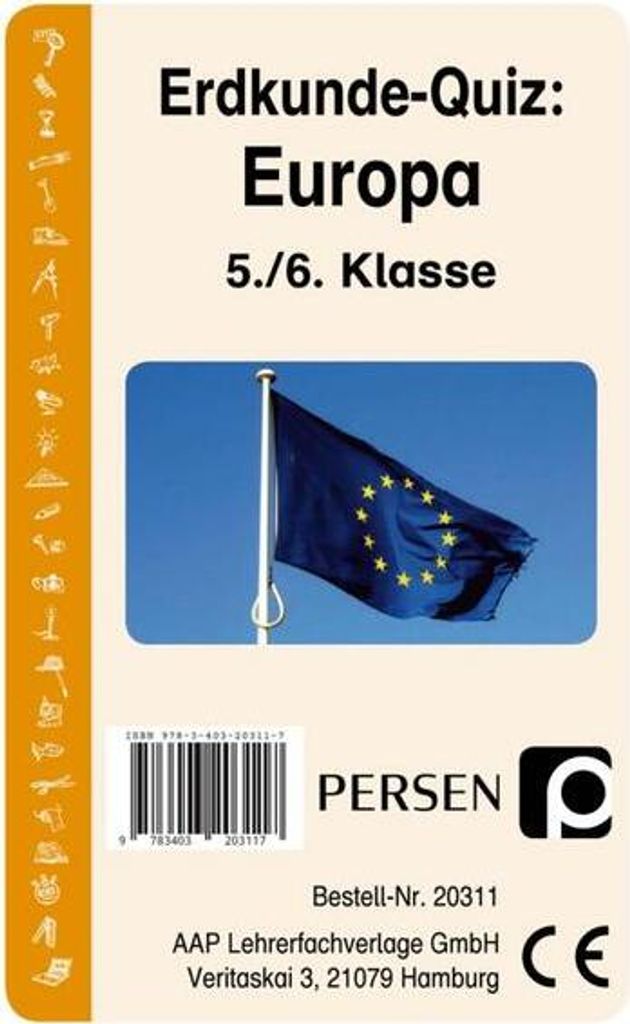 Erdkunde-Quiz: Europa (Kartenspiel)