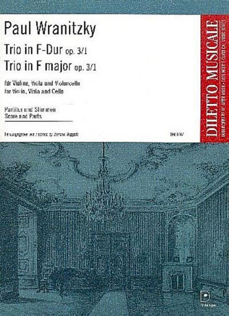Trio F-Dur op.3,1für Violine, Viola und Violoncello