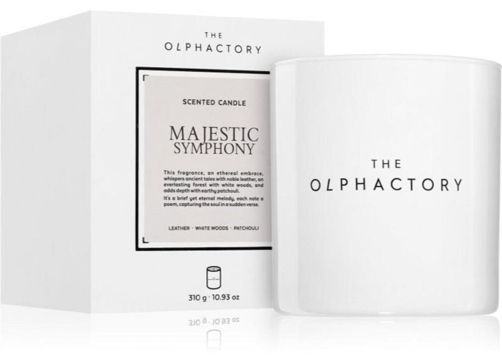 The Olphactory, Majestic Symphony, Leather, Scented Candle, 310 g