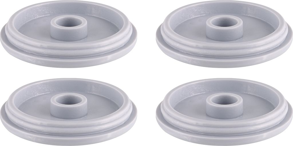WAGNER QuickClick 4 Ersatz Kunststoffgleiter SUPER Ø 40 mm für TENO Möbelbein System Ø 50 mm - DE Ware - 15826604