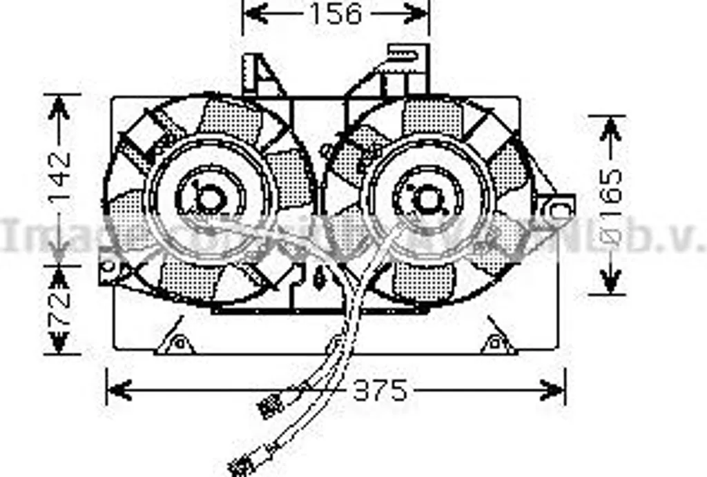 Ventilateur moteur FD7539 haute résistance OE 1013004 pour Transit