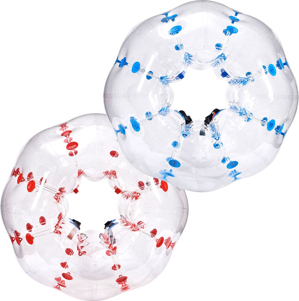 SucceBuy Aufblasbare Bumper Balls, 2er-Pack, 5 Fuß/1,5 m. 0,8 mm dickes PVC für Teenager und Erwachsene. Sumo-Zorb-Bälle für Teamspiele im Frei...