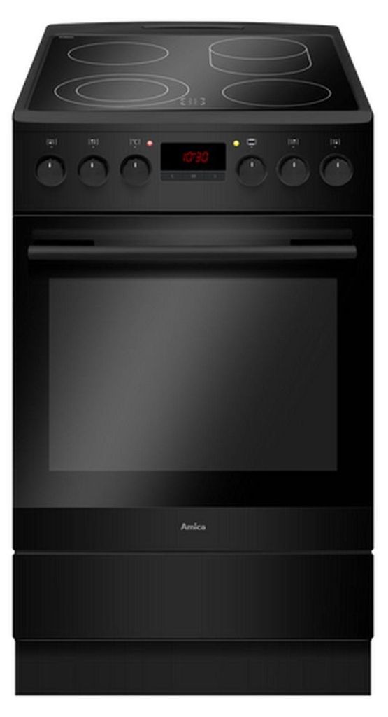 Amica - SHC 11503 SM - Standherd - Glaskeramik - Schwarz - Produktbild 