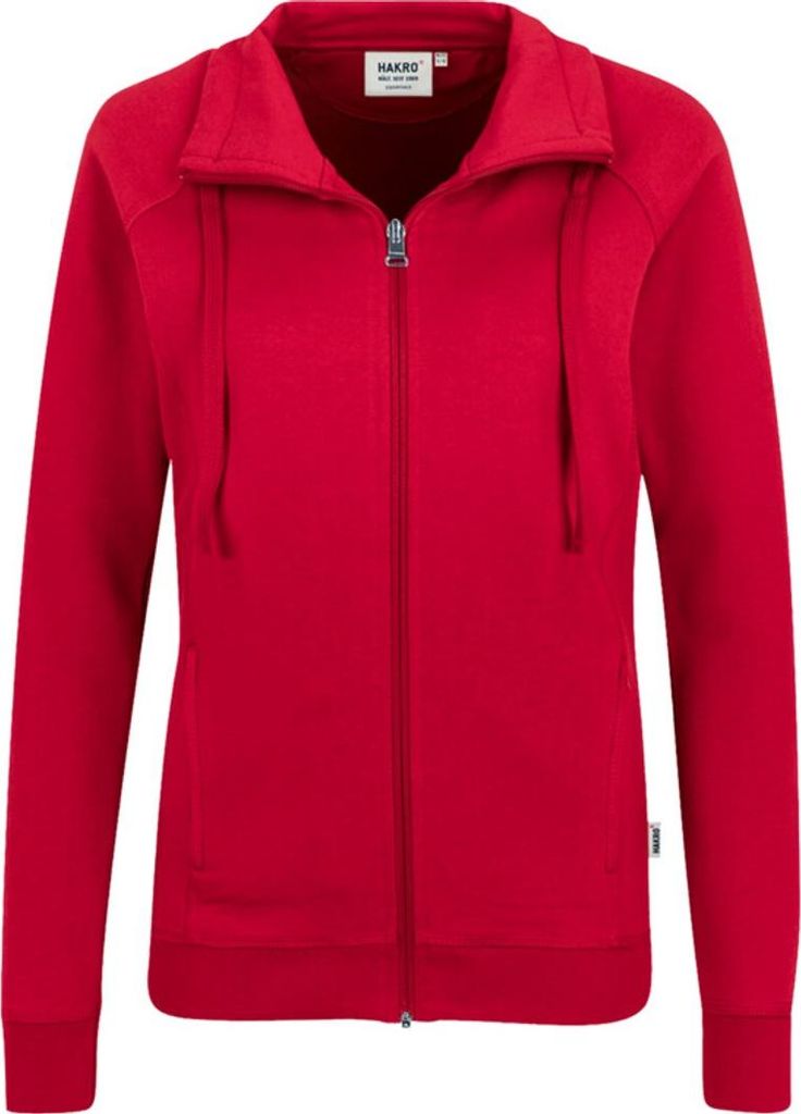 Women-Sweatjacke College - Rot - Größe S