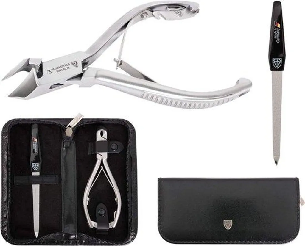 Set de pédicure en acier de haute qualité pour ongles de pieds épais