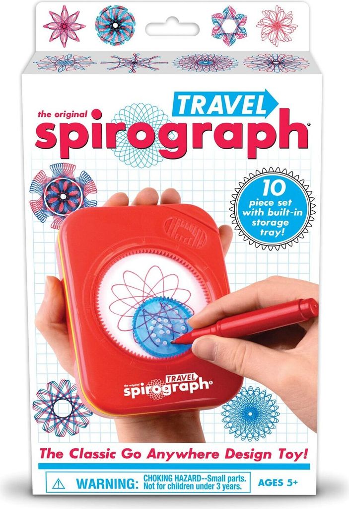 Spirograph Travel, Spirograph für Kinder, 5 Jahr(e), Rot