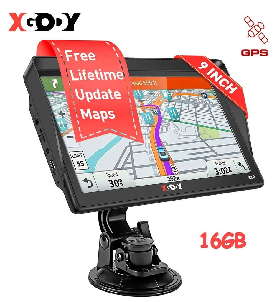 Navigatiesysteem met 9-inch touchscreen voor vrachtwagens, Productafbeelding 