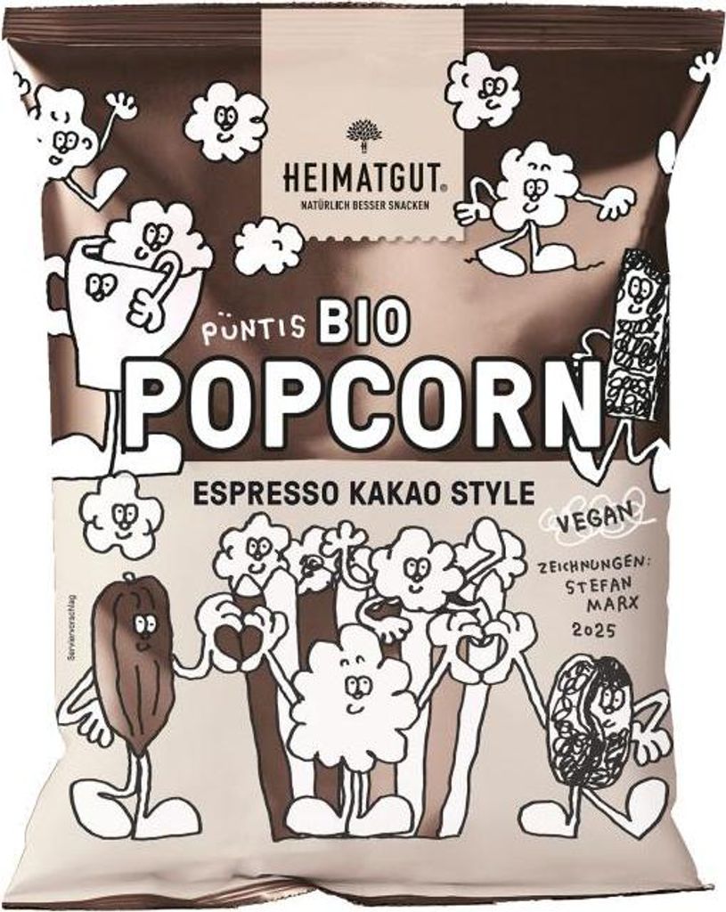 Heimatgut Püntis Popcorn Espresso Kakao Style 75g