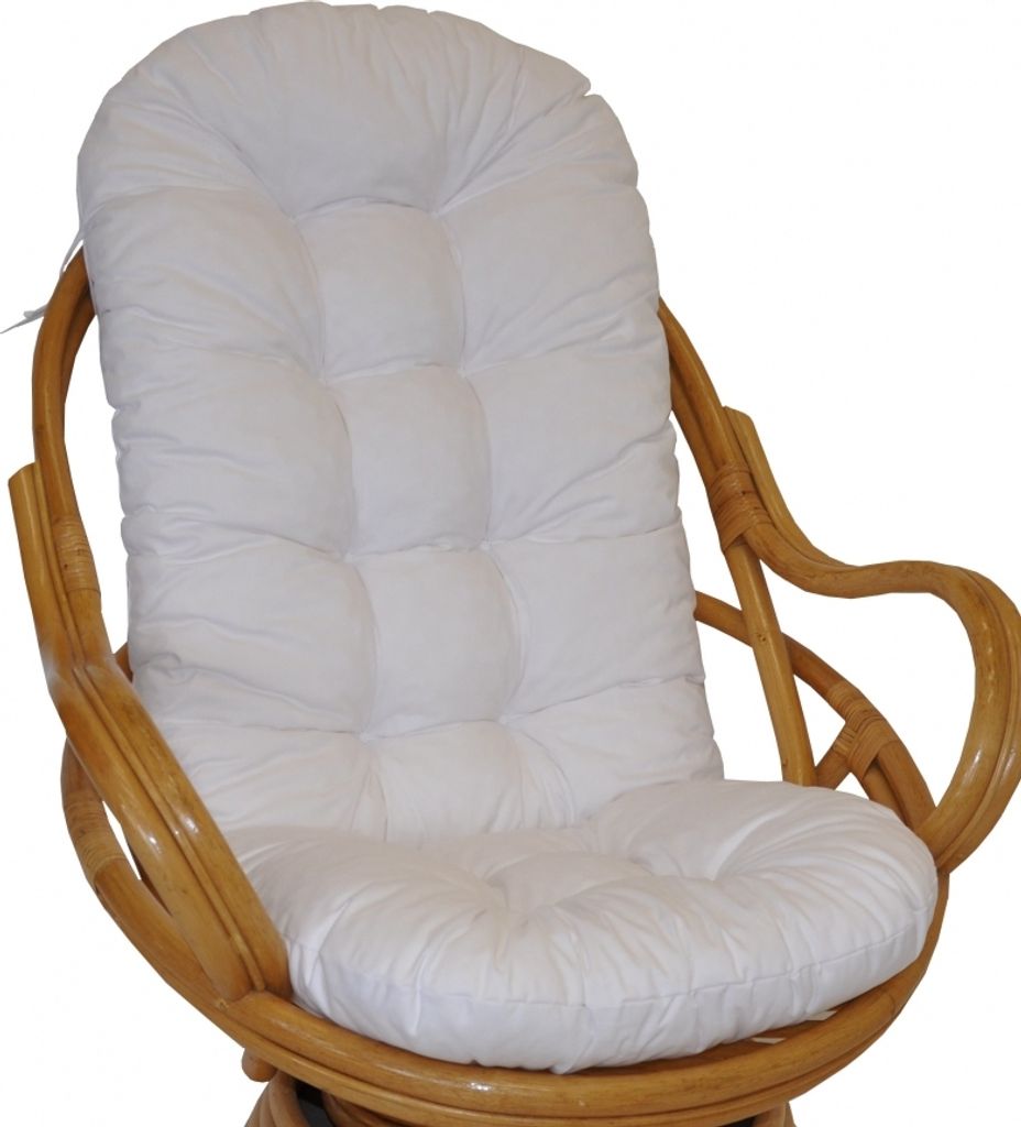 Polstr na křeslo Swivel bílý Obrázek produktu 