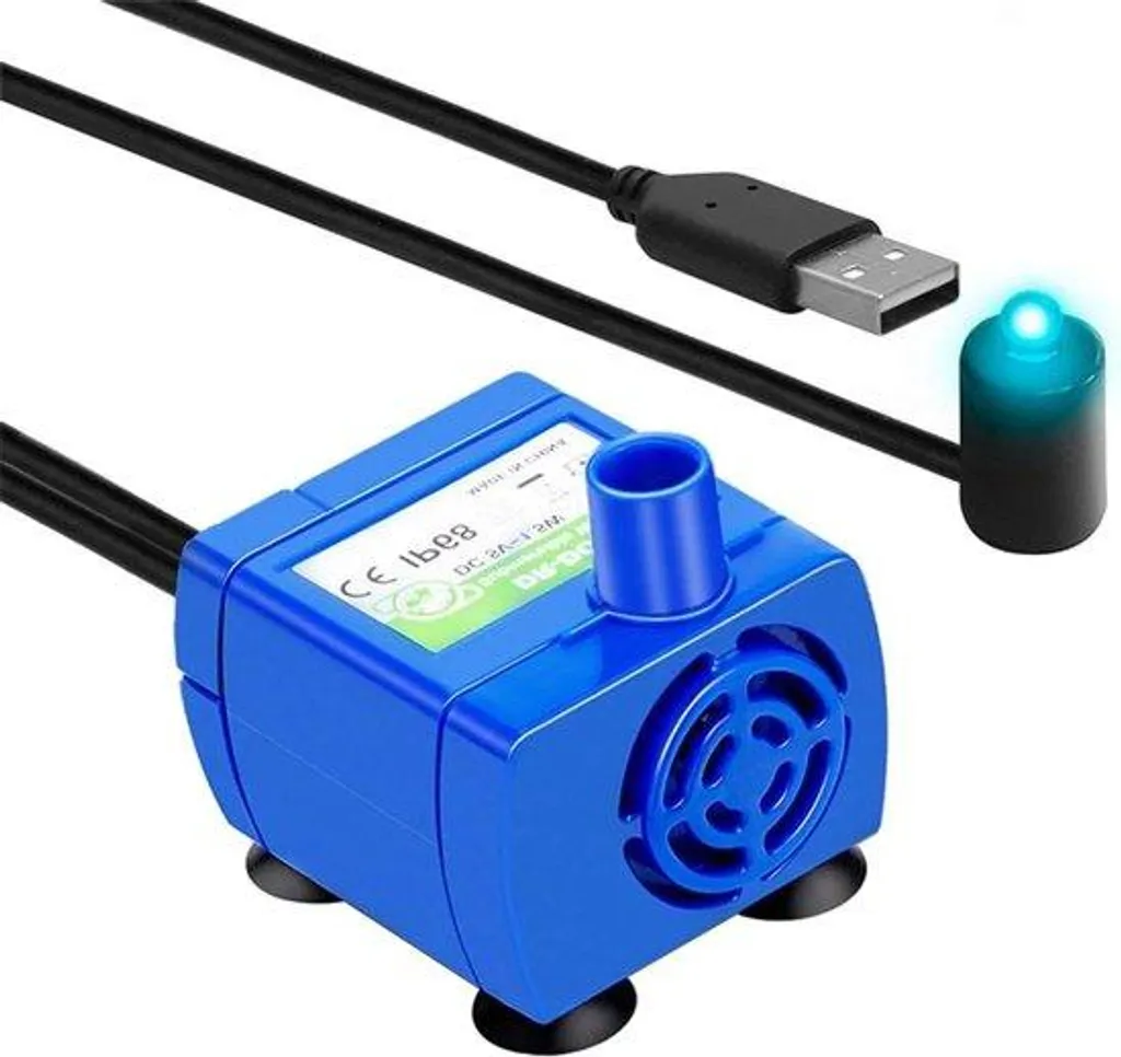 Pompe silencieuse pour fontaine Allecto, solution contre l'eau stagnante