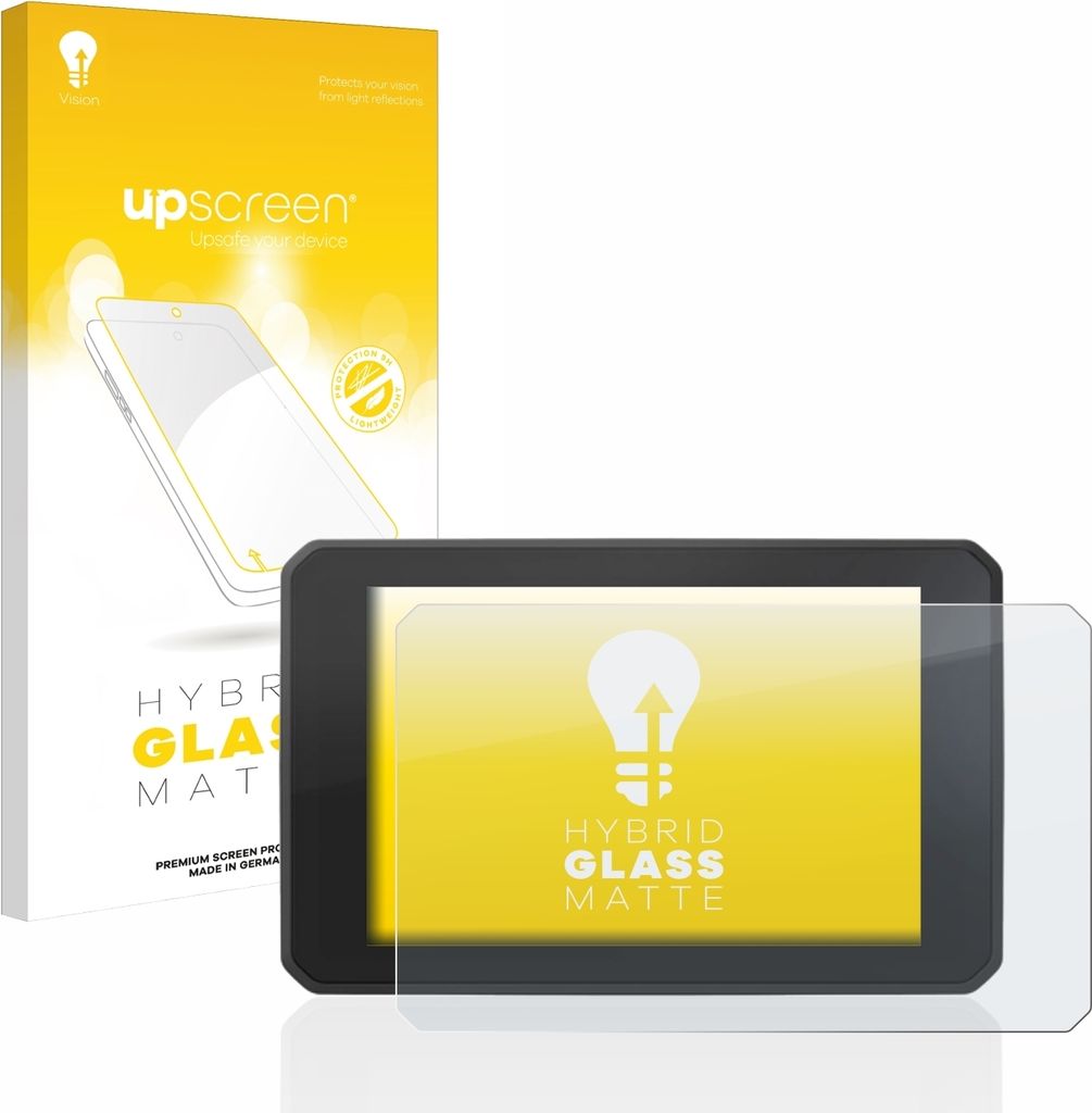upscreen Entspiegelungs Schutzglas für FIT-EBIKE Display Comfort Schutzfolie Panzer Folie Glas Display Schutz matt
