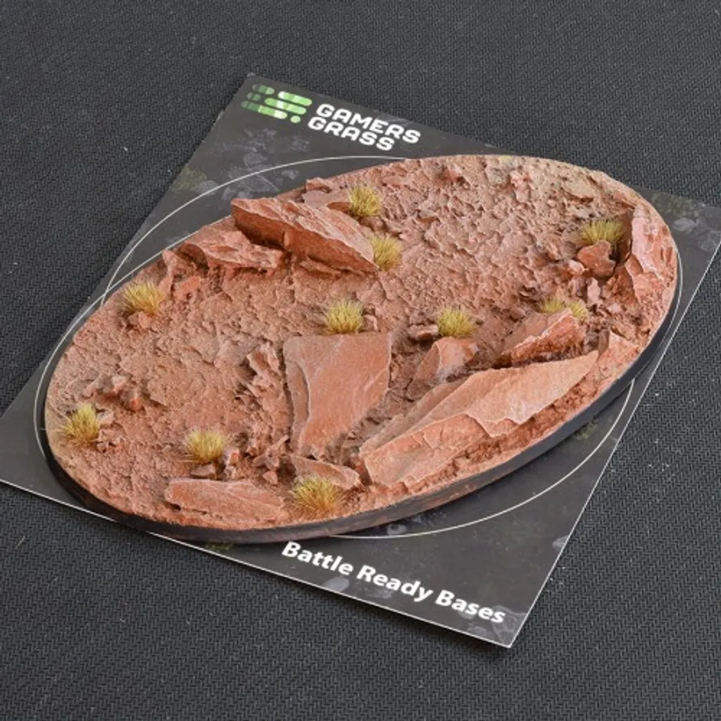 Gamers Grass 170 mm Badlands Base ovale pour soclage de figurines