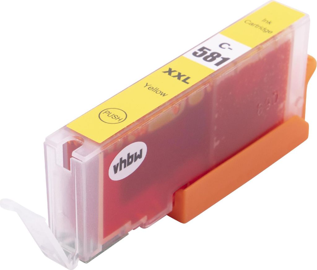 vhbw Tintenpatrone Gelb kompatibel mit Canon Pixma TS8151, TS8150, TS705, TS8252, TS8350, TS8251, TS8250, TS8152 Drucker (kompatibel, 12ml + Chip)