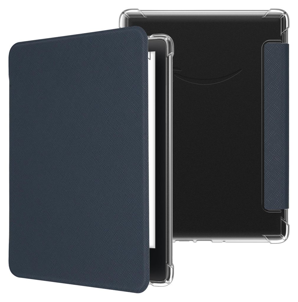 kwmobile E-Reader Schutzhülle kompatibel mit Amazon Kindle Paperwhite (2024)/Colorsoft Hülle - Kunstleder Case mit Auto Sleep/Wake Funktion für