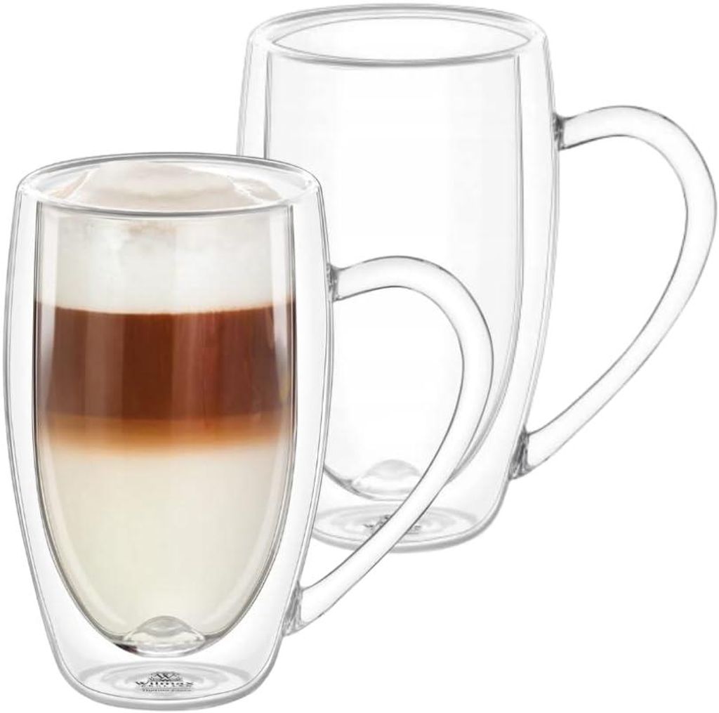 Verre à double paroi Wilmax, 300 ml, verre borosilicaté, Image du produit 