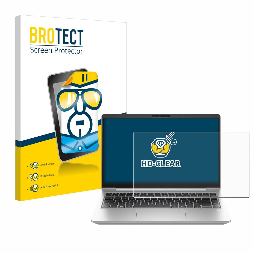 Für HP ProBook 445 G10 Schutzfolie BROTECT Displayschutz Display Schutz Folie Klar Transparent