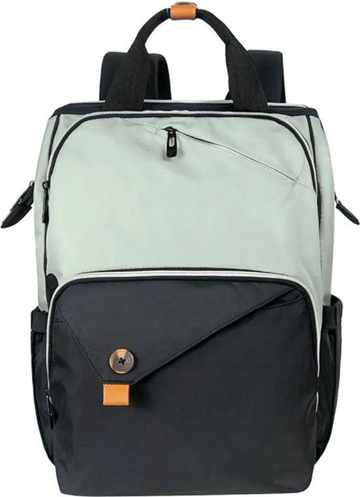 Sac d'école luxe noir et vert citron - Ergonomique pour soulager le dos